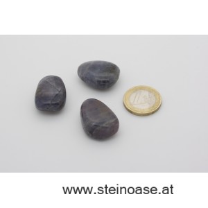 Anhänger Iolith (Cordierit) gebohrt